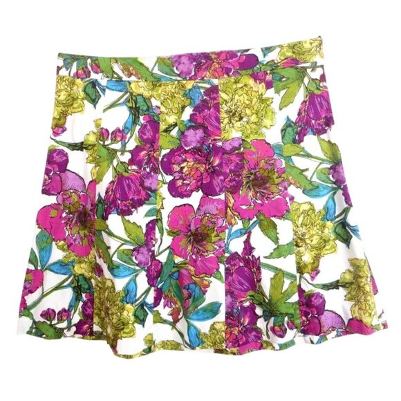 Lane Bryant Womens Floral Print Side Zipper Skirt Plus Size 26 - Picture 2 of 6